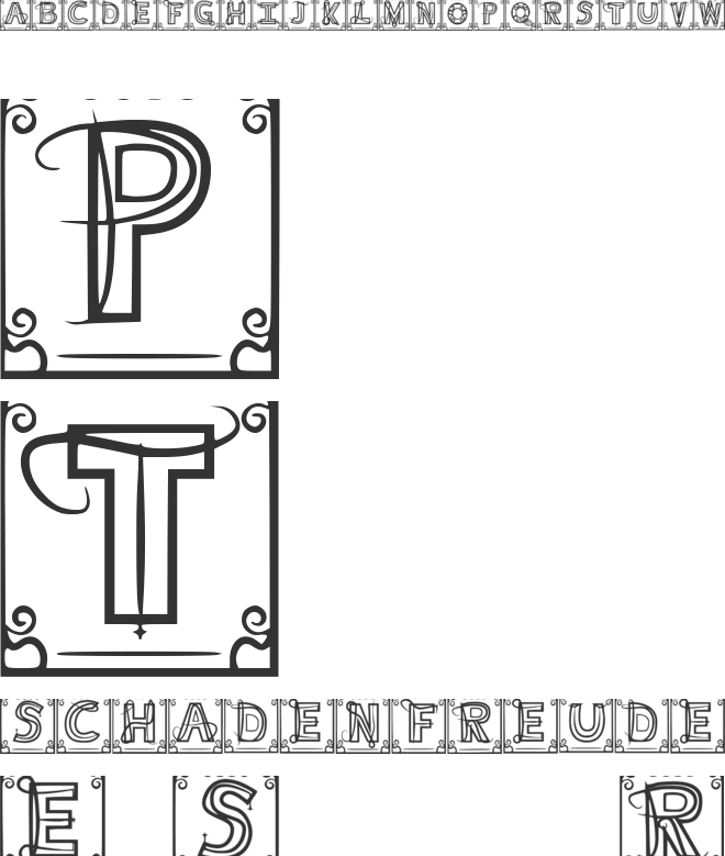 Gotico Suave font preview