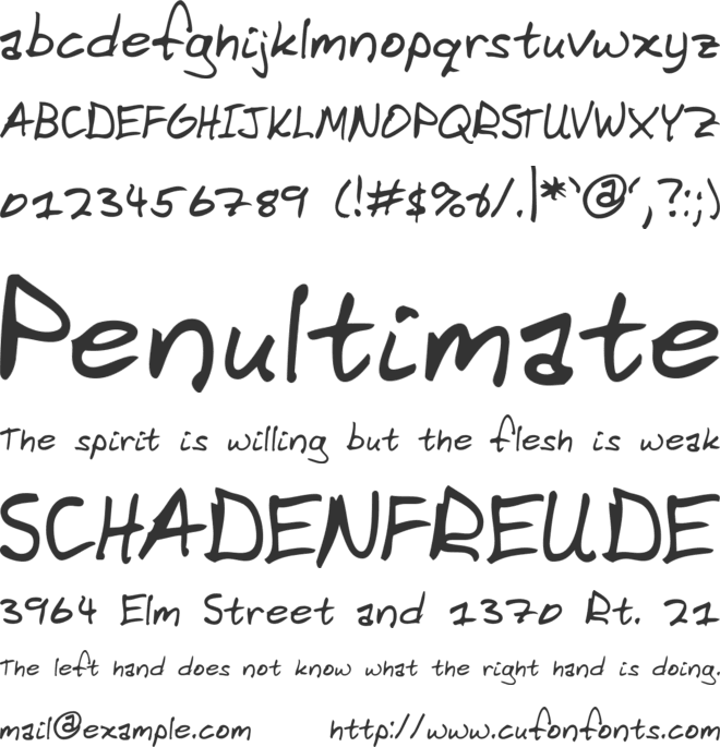 Domestic Manners font preview