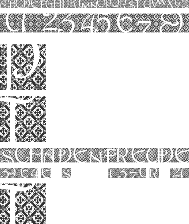 Batik Indo font preview