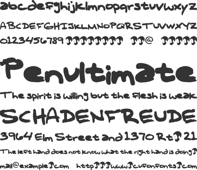 T Complana Z1 font preview