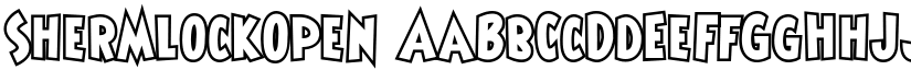 ShermlockOpen font