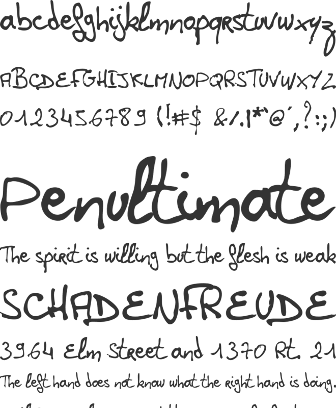 Laurent HW font preview