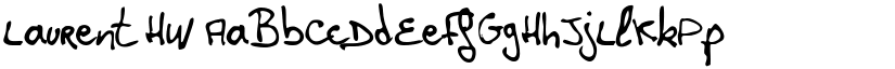 Laurent HW font download