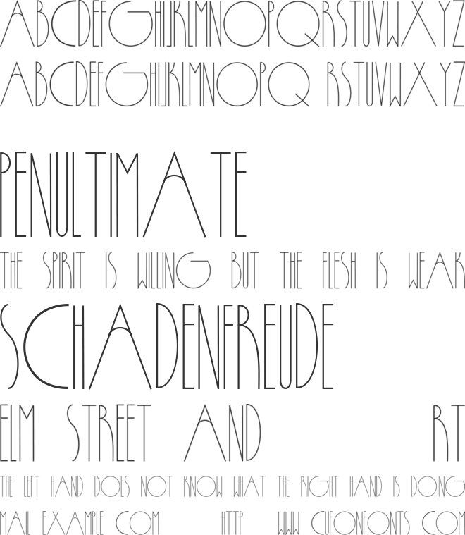 Passion font preview