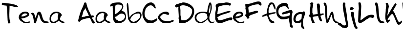 Tena font download