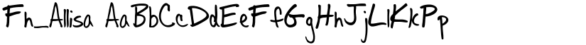 Fh_Allisa font