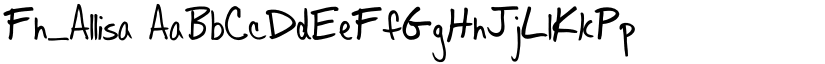 Fh_Allisa font