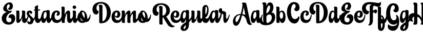 Eustachio Demo Regular font