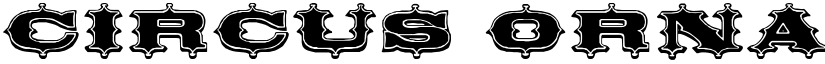 Circus Ornate Regular font