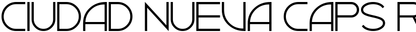 Ciudad Nueva CAPS Regular font