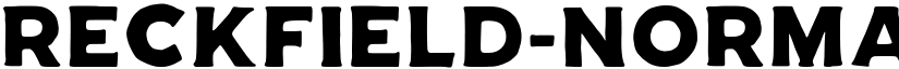 RECKFIELD-NORMAL Regular font