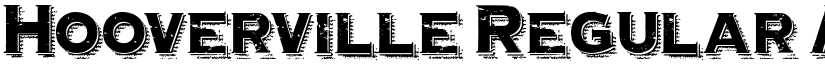 Hooverville Regular font