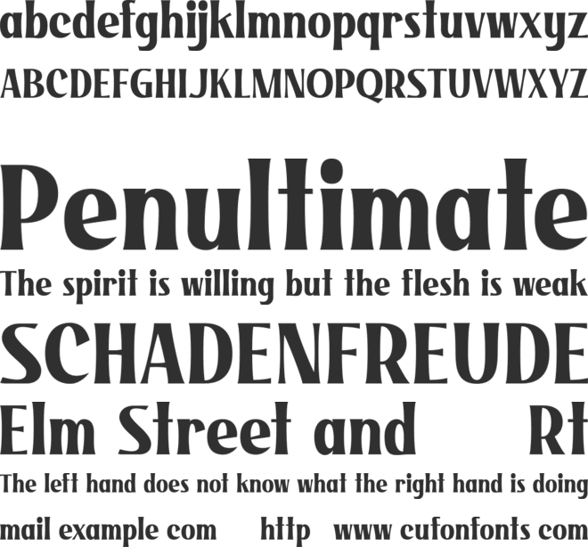 Painkiller - Demo font preview