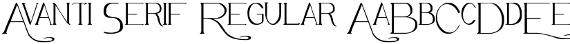 Avanti Serif Regular font