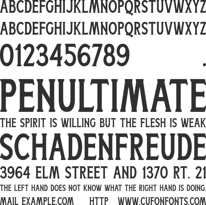 Boatman  (Free Personal Use) font preview