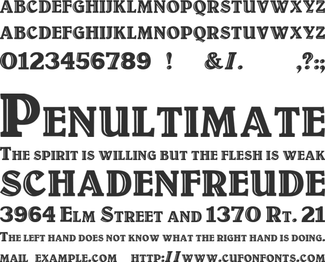 Titulo font preview