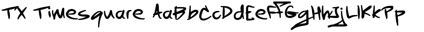 TX Timesquare font