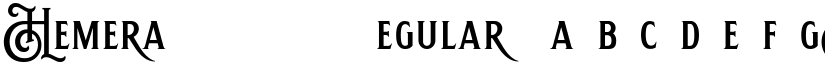 Hemera II DEMO Regular font