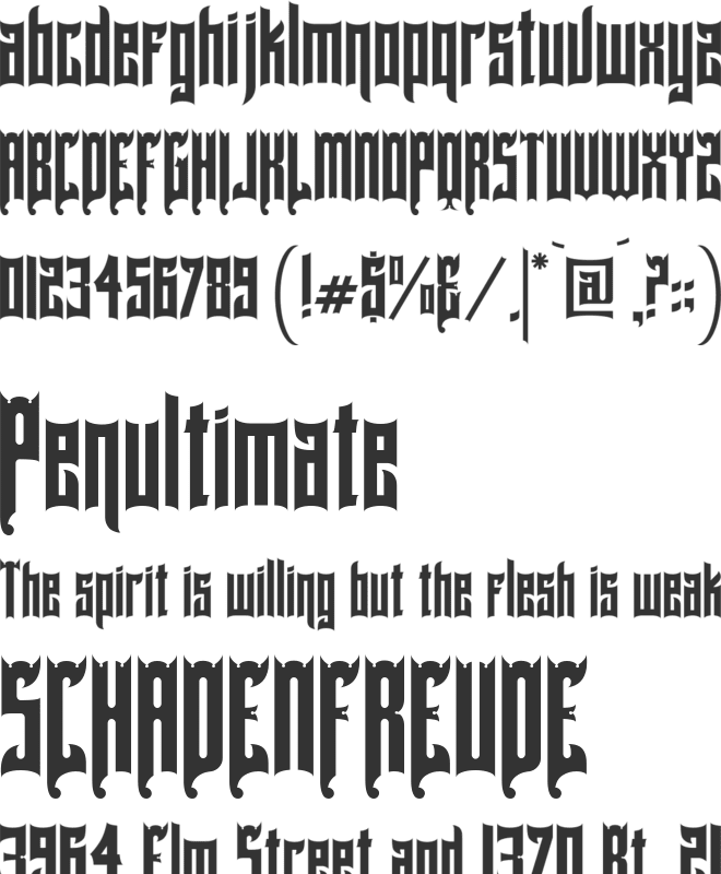 GalvestonTX font preview