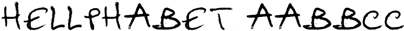 Hellphabet font download