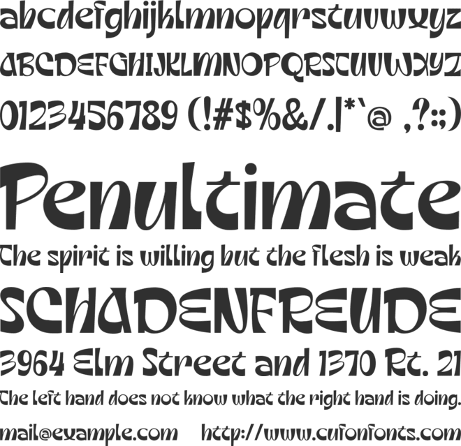 Mollie Rocky DEMO font preview