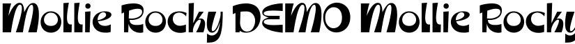 Mollie Rocky DEMO Mollie Rocky DEMO font