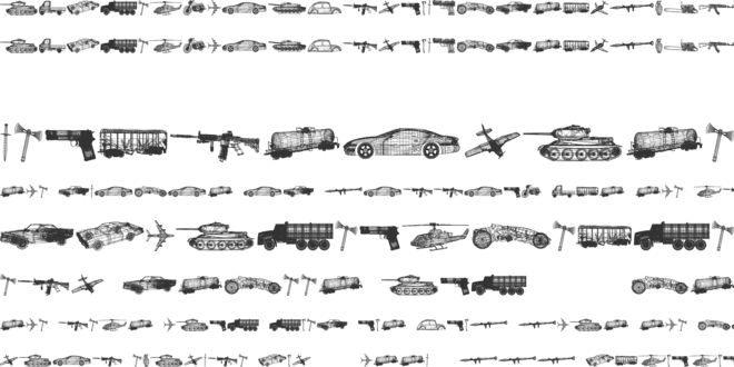 War Items font preview