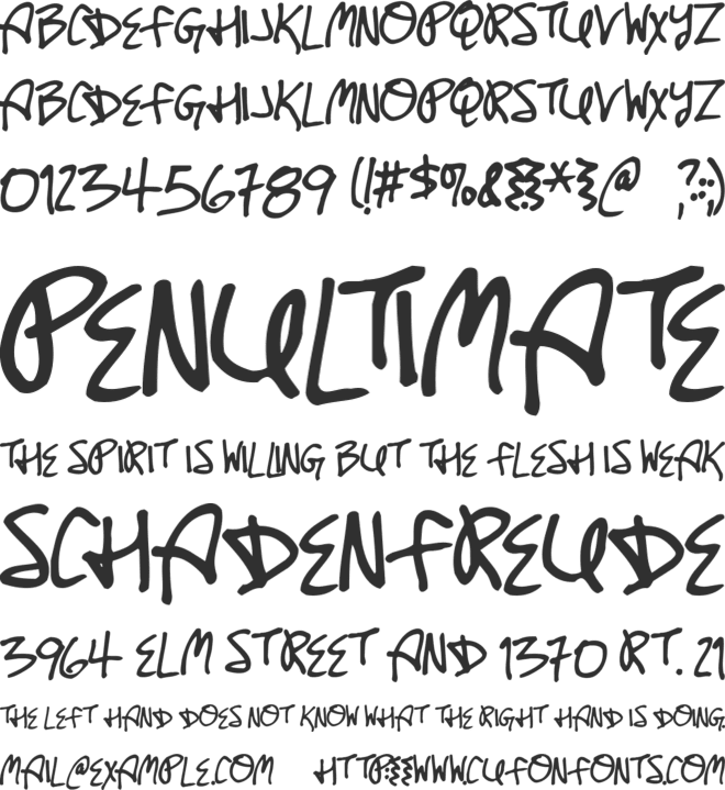 Untitled font preview