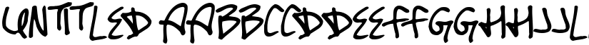 Untitled font