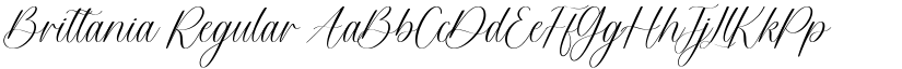 Brittania Regular font