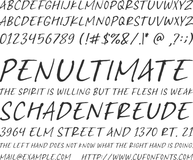 Greatest Fortune font preview