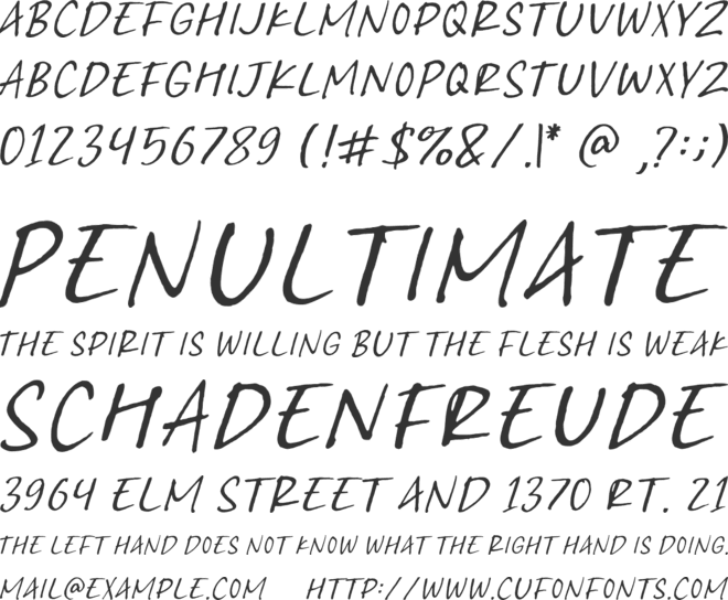 Greatest Fortune font preview