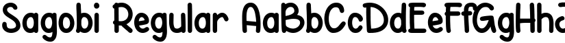 Sagobi Regular font