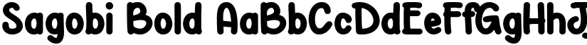 Sagobi Bold font