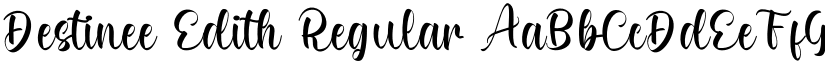 Destinee Edith Regular font