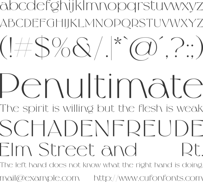 Diaspora font preview