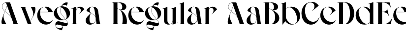 Avegra Regular font