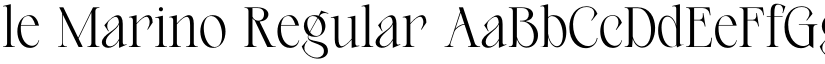 le Marino Regular font
