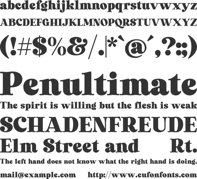 Laurens font preview