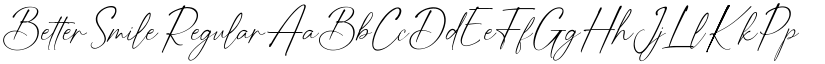 Better Smile font download