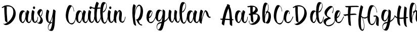Daisy Caitlin font download