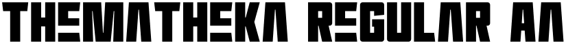 Thematheka Regular font