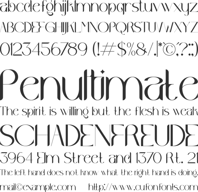 wakile font preview