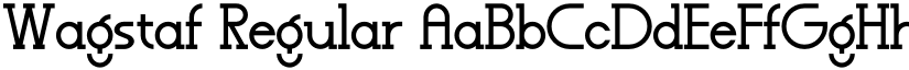 Wagstaf Regular font