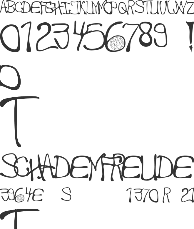 My Handwriting font preview