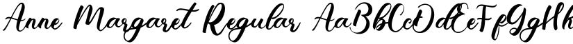 Anne Margaret Regular font