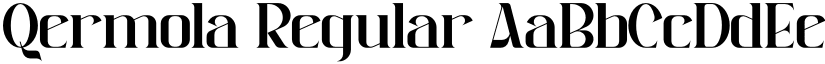 Qermola Regular font