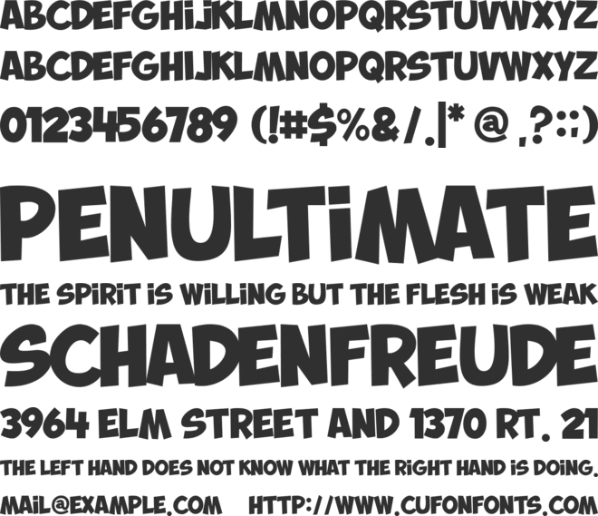 DINO STAR DEMO font preview