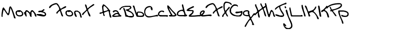 Moms Font font