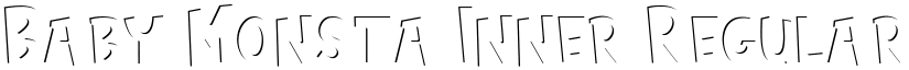 Baby Monsta Inner Regular font